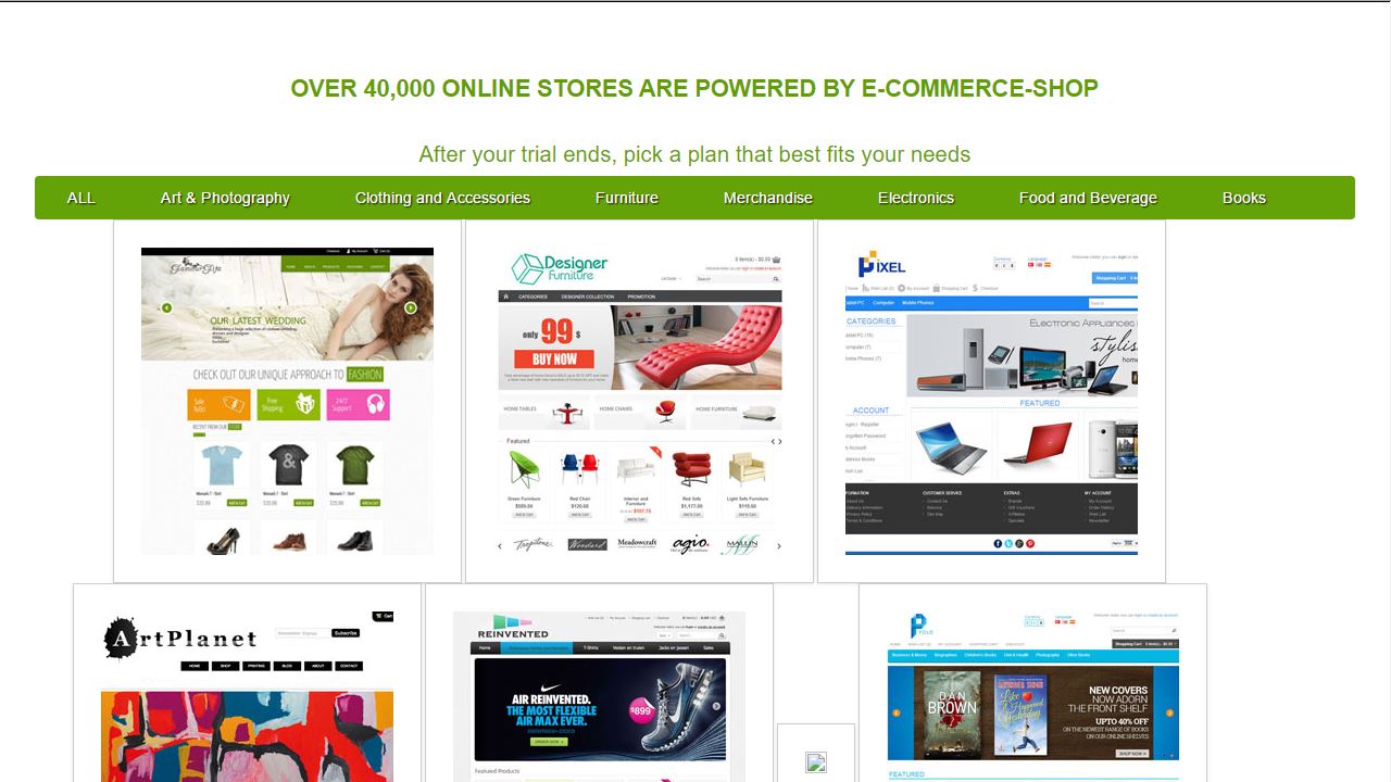 saas solution ecommerce online shopping store