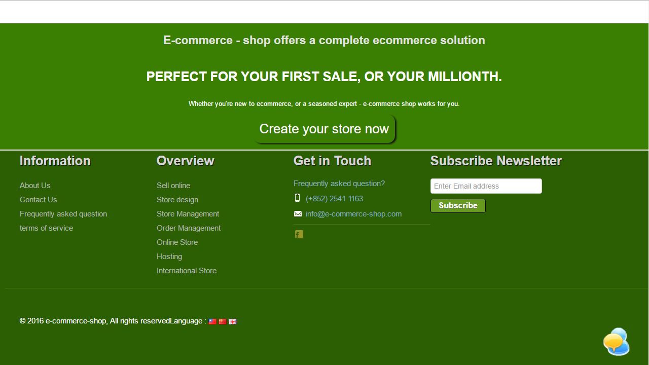 saas solution ecommerce online shopping store